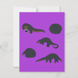 Pangolins Postkarte