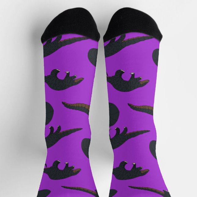 Pangolins Socken (Oben)