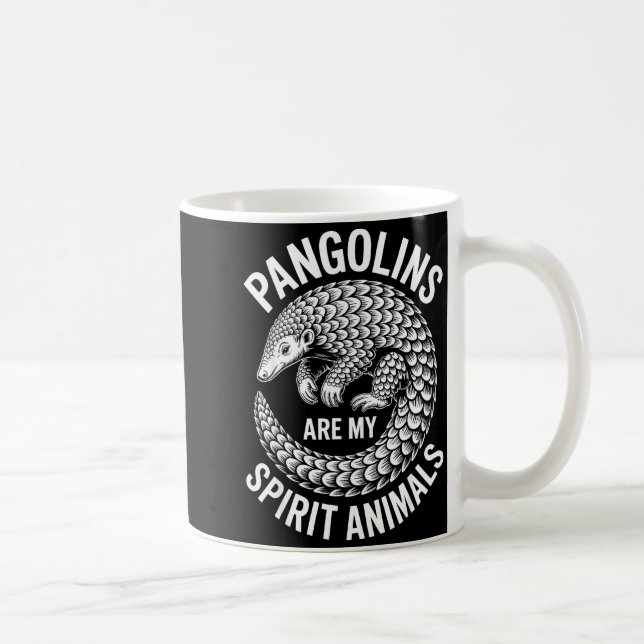 Pangolins Srit Animals Funny Pangolin  Kaffeetasse (Rechts)