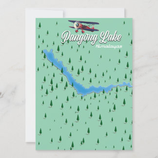 Pangong Lake Himalayas Karte