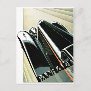 Panhard Automobile Oldtimer Postkarte