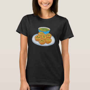 Pani Puri Gol Gappa Green Chutney Indien Pakistan  T-Shirt
