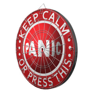 Panic Button Dartboard Dartscheibe