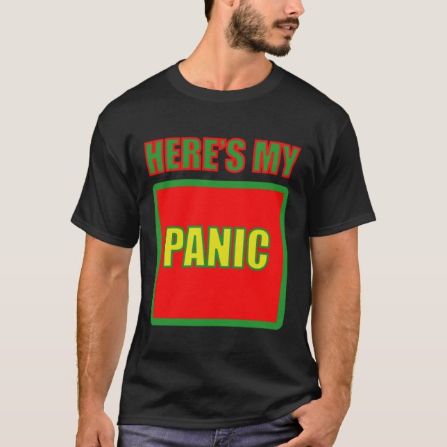 PANIC BUTTON T-Shirt (Vorderseite)