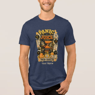 Panic Juice Frisch Gepresst Lustige Tabelle Tri-Blend Shirt