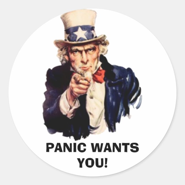 Panic Sam Sticker (Vorderseite)