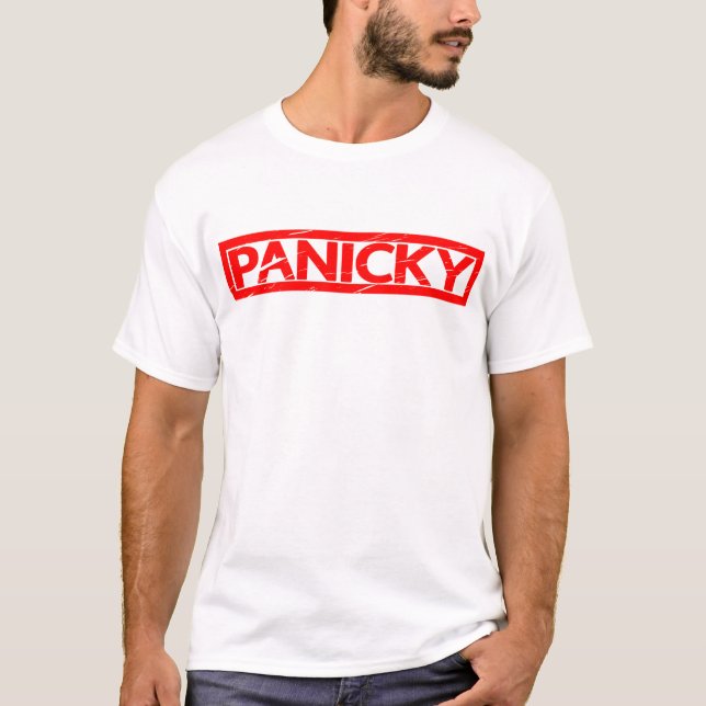 Panicky Briefmarke T-Shirt (Vorderseite)