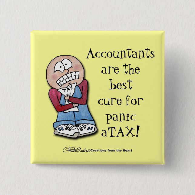 Panik aTAX! Button (Vorderseite)