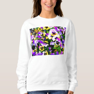 Panik-Blume-Sweatshirt Sweatshirt