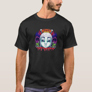Panik Boy Clown Halloween Kostüm Bat Wings Pumpk T-Shirt