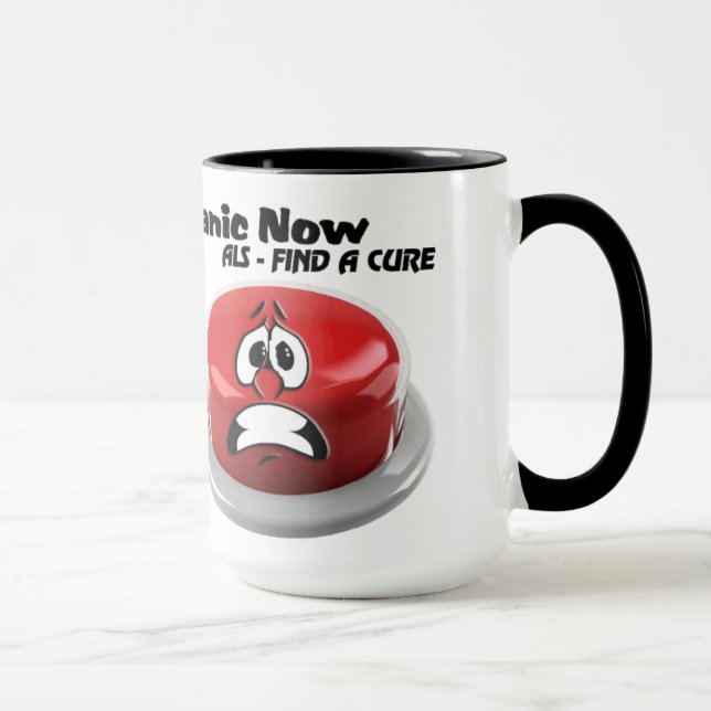 Panik Now-Ringer-Tasse Tasse (Rechts)