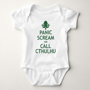 Panik-Schrei und Anruf Cthulhu Baby Strampler