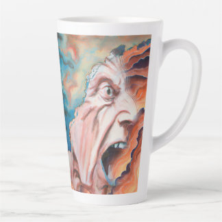 Panikwellen Ölmalerei Milchtasse