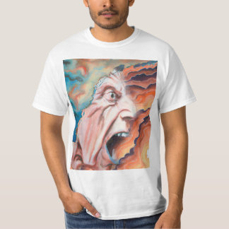 Panikwellen Ölmalerei T-Shirt