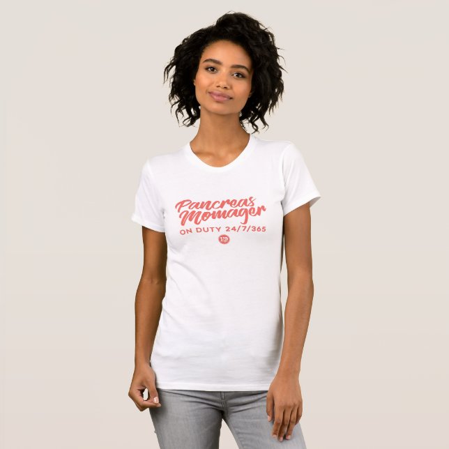 Pankreas Momager (Koralle) T-Shirt (Vorne ganz)