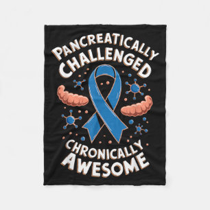 Pankreatisch herausgeforderte T1d T2d Diabetes Fleecedecke