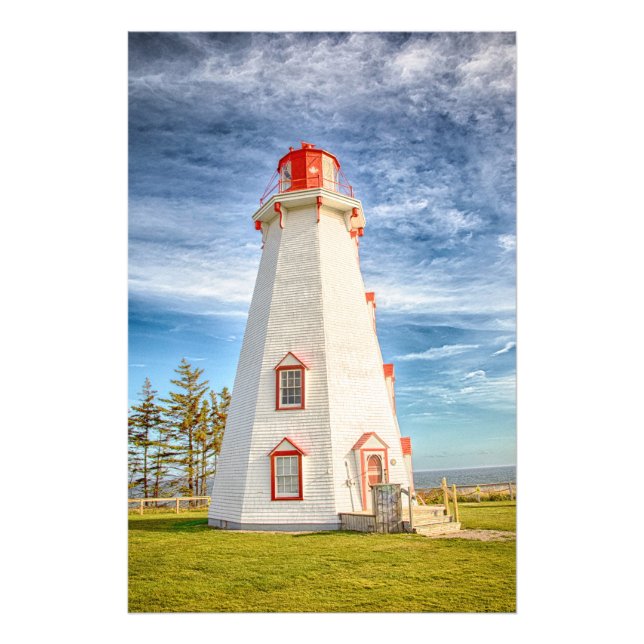 Panmure Island Leuchtturm Fotodruck (Vorne)