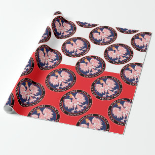 Panna Maria Round Polish Texan Geschenkpapier