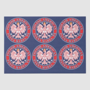 Panna Maria Texas Polnischer Adler Seidenpapier