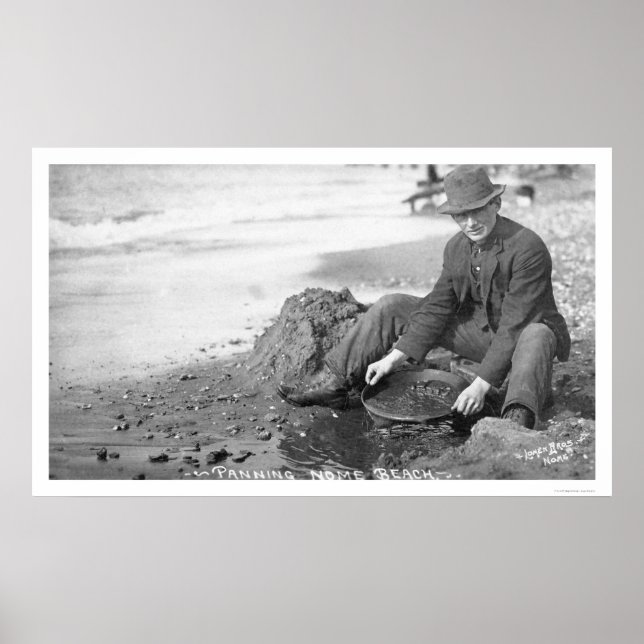 Panning for Gold Alaska 1907 Poster (Vorne)