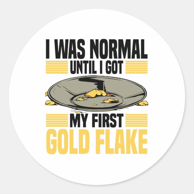 Panning Runder Aufkleber (Vorderseite)