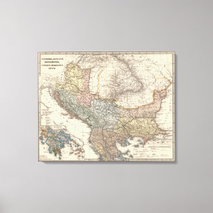 Pannonia, Illyricum, Dacia, Moesia Leinwanddruck