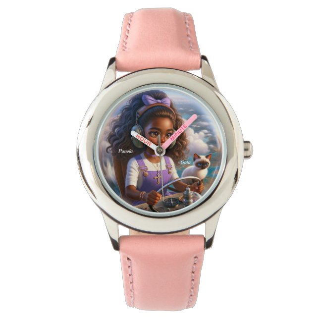 Panola and Gata Watch Armbanduhr (Vorderseite)