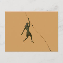 Panopel - Antikes griechisches Vasenriss mit Klett Postkarte