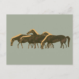 Panoply - Alte griechische Vase Kunstherde von Pfe Postkarte