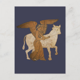 Panoply - Die griechische Göttin Nike mit einem St Postkarte