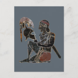 Panopy - griechischer Soldat im Altertum Postkarte