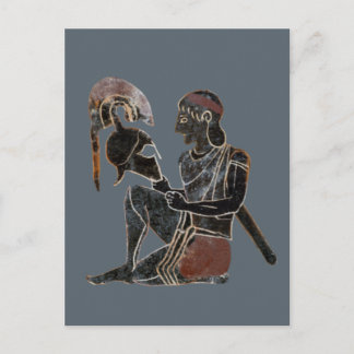 Panopy - griechischer Soldat im Altertum Postkarte