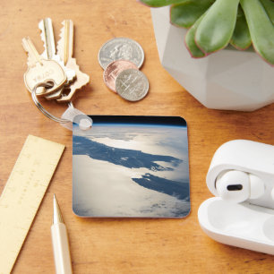 Panorama aus dem Weltraum Highlight Koch Straße Schlüsselanhänger