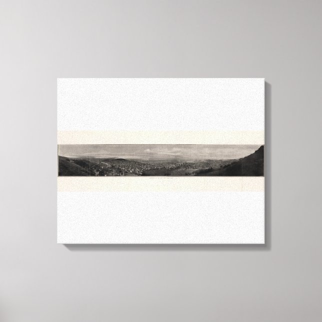 Panorama aus den Zwillingsspitzen Leinwanddruck (Vorderseite)