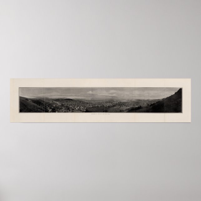 Panorama aus den Zwillingsspitzen Poster (Vorne)