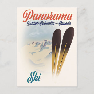 Panorama British Columbia Kanada Skipposter Postkarte