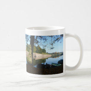 Panorama City Walls & Row Boats Tasse Kaffee