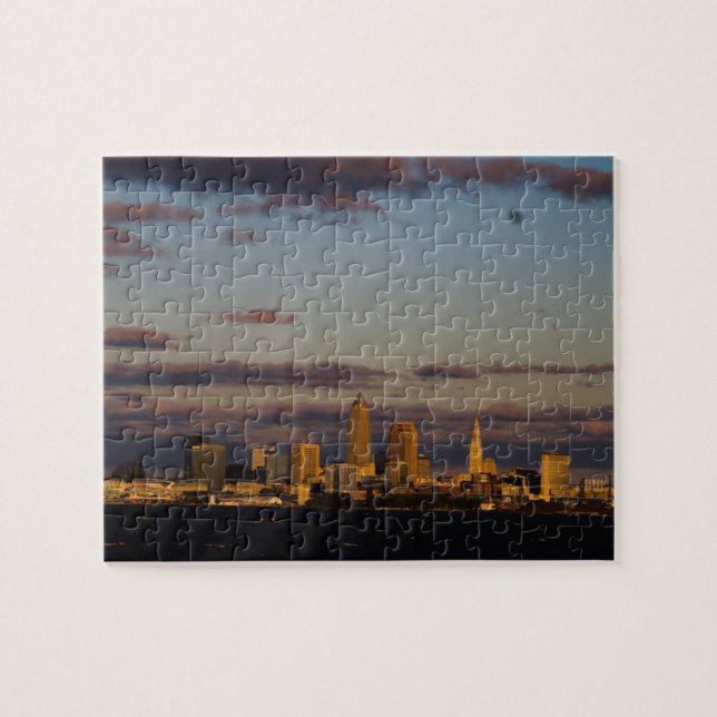 Panorama Cleveland Skyline Puzzle (Horizontal)