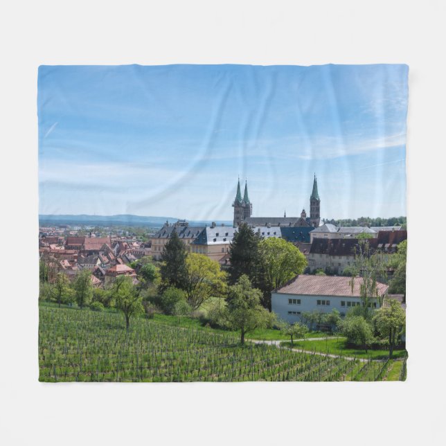 Panorama der historischen Altstadt von Bamberg, De Fleecedecke (Vorderseite (Horizontal))