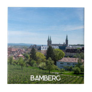 Panorama der historischen Altstadt von Bamberg, De Fliese