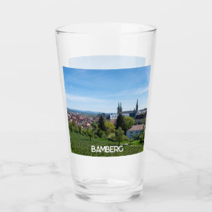 Panorama der historischen Altstadt von Bamberg, De Glas