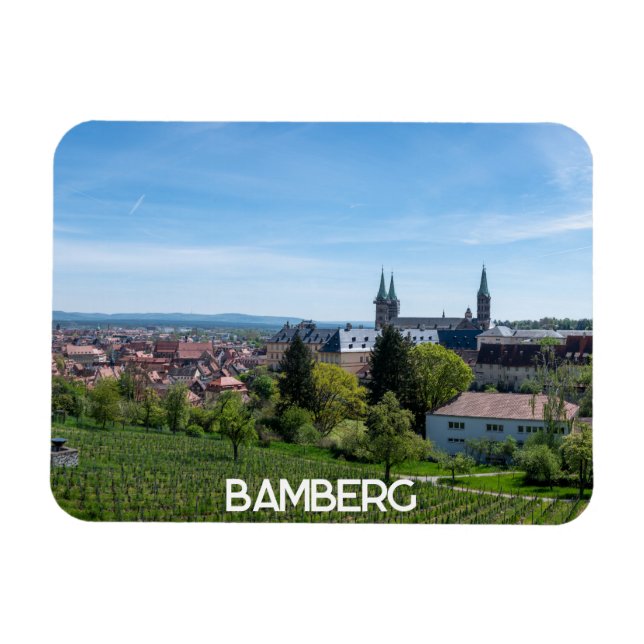 Panorama der historischen Altstadt von Bamberg, De Magnet (Horizontal)