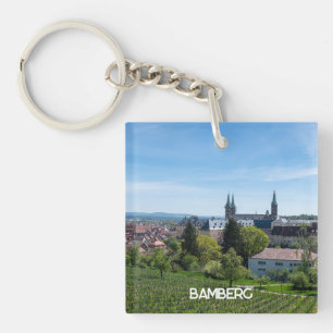 Panorama der historischen Altstadt von Bamberg, De Schlüsselanhänger