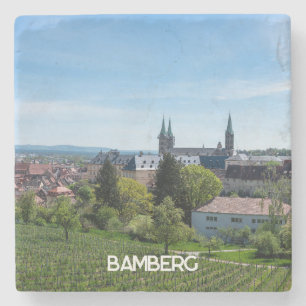 Panorama der historischen Altstadt von Bamberg, De Steinuntersetzer