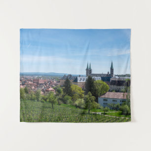 Panorama der historischen Altstadt von Bamberg, De Wandteppich