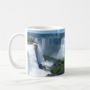 Panorama der Iguazu Wasserfälle von Brasilien Kaffeetasse