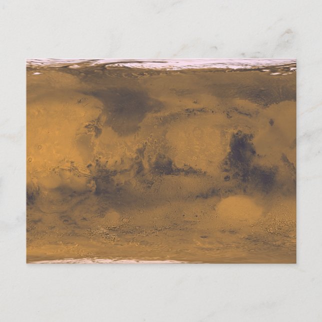Panorama der Mars Postkarte (Vorderseite)