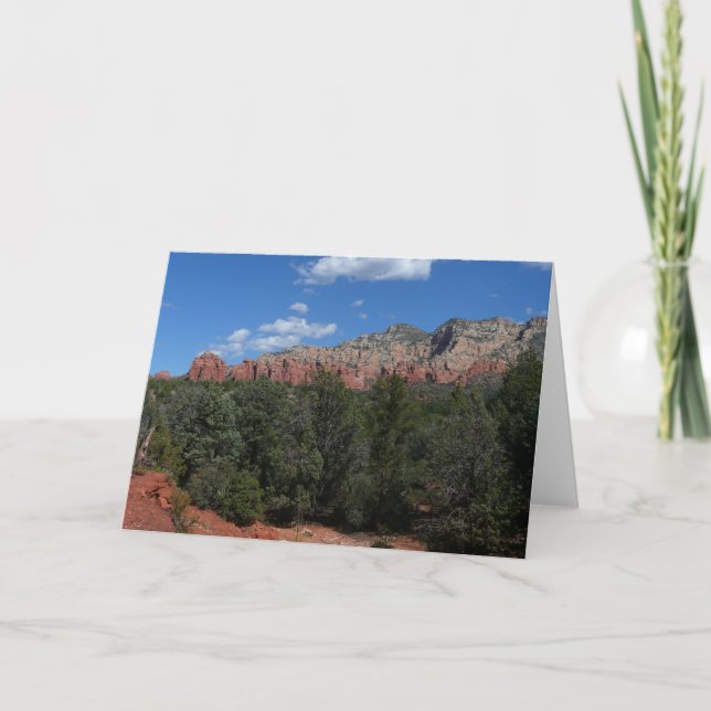 Panorama der Roten Felsen in Sedona Arizona Karte (Vorderseite)
