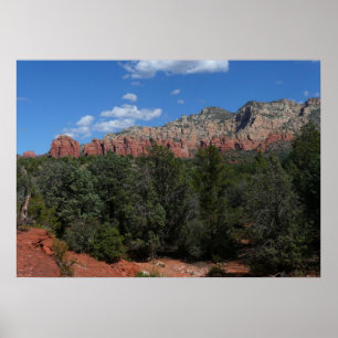 Panorama der Roten Felsen in Sedona Arizona Poster
