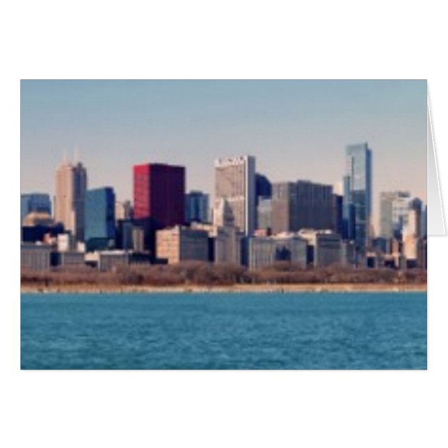Panorama der Skyline von Chicago (Vorderseite (Horizontal))